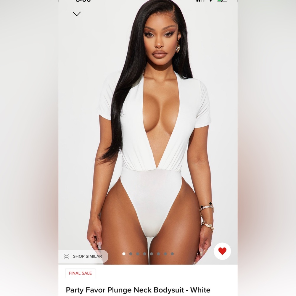PARTYFavorPlunge FASHIONNOVA SIZE MEDIUM BRAND NEW